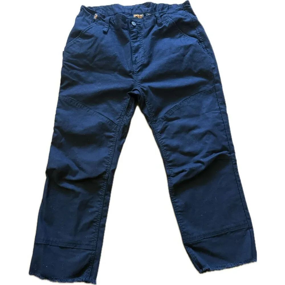 Timberland Pro Cropped Double Knee Canvas Work Pants Athletic Fit Women Size 12